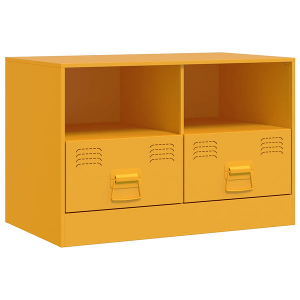 Sinapinkeltainen tv-taso Brittny 67x39x44cm (teräs)