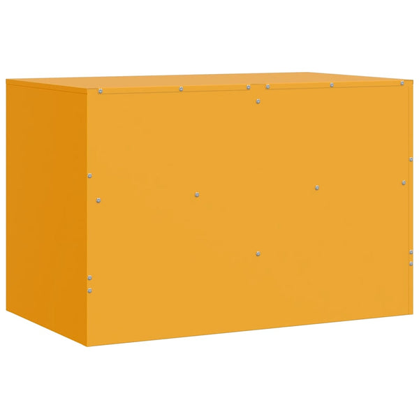 Sinapinkeltainen tv-taso Brittny 67x39x44cm (teräs)