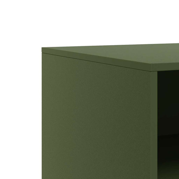 Oliivinvihreä tv-taso Brittny 67x39x44cm (teräs)