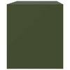 Oliivinvihreä tv-tasot Brittny 67x39x44cm (2 kpl, teräs)