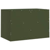 Oliivinvihreä tv-tasot Brittny 67x39x44cm (2 kpl, teräs)