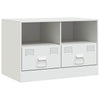 Valkoinen tv-taso Brittny 67x39x44cm (teräs)