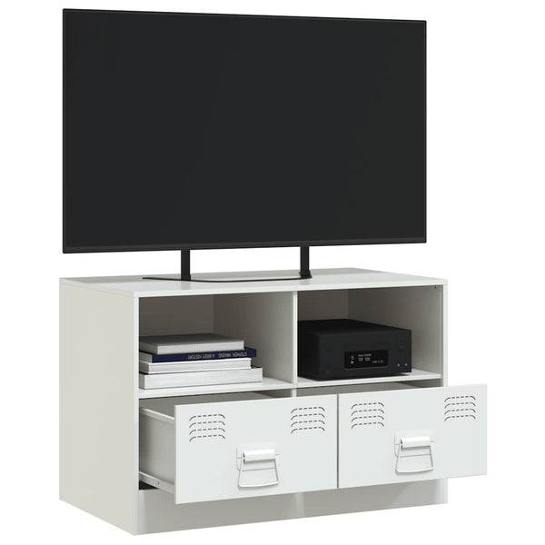 Valkoinen tv-taso Brittny 67x39x44cm (teräs)