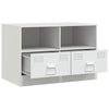 Valkoinen tv-tasot Brittny 67x39x44cm (2 kpl, teräs)
