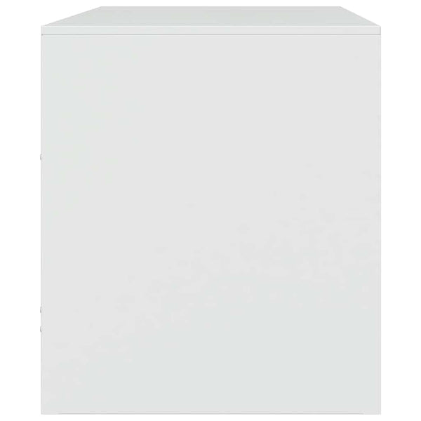 Valkoinen tv-tasot Brittny 67x39x44cm (2 kpl, teräs)