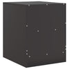 Schwarzer Nachttisch Galen 34,5x39x44cm (Stahl)