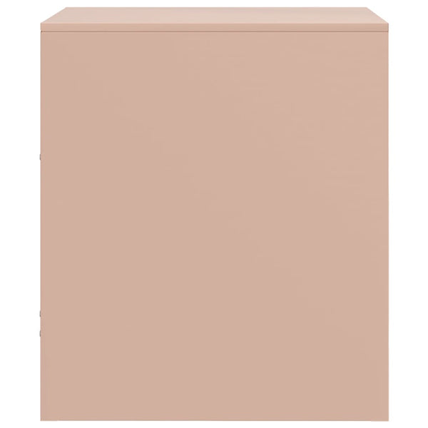 Rosa Nachttische Galen 34,5x39x44cm (2 St., Stahl)