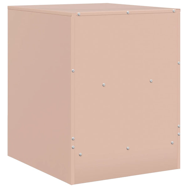 Rosa Nachttische Galen 34,5x39x44cm (2 St., Stahl)