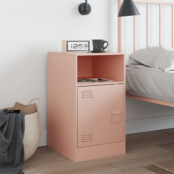 Pinkki yöpöytä Computer 34,5x39x62cm (teräs)