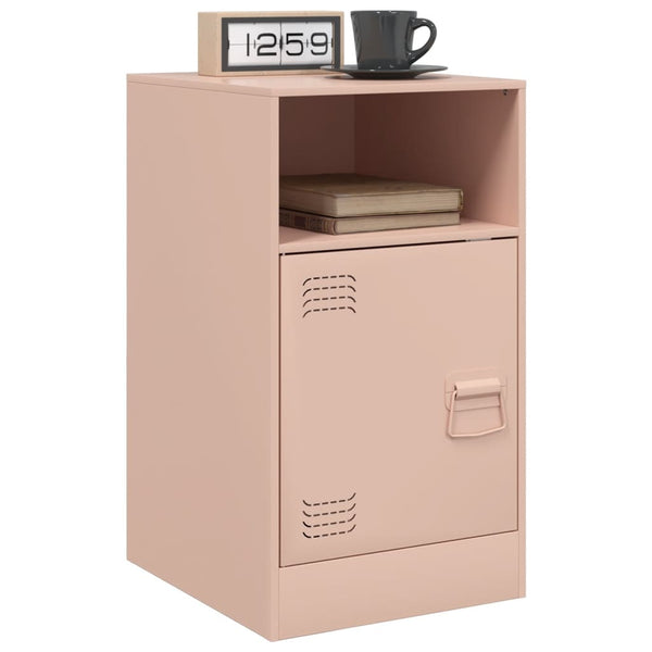Pinkki yöpöytä Computer 34,5x39x62cm (teräs)