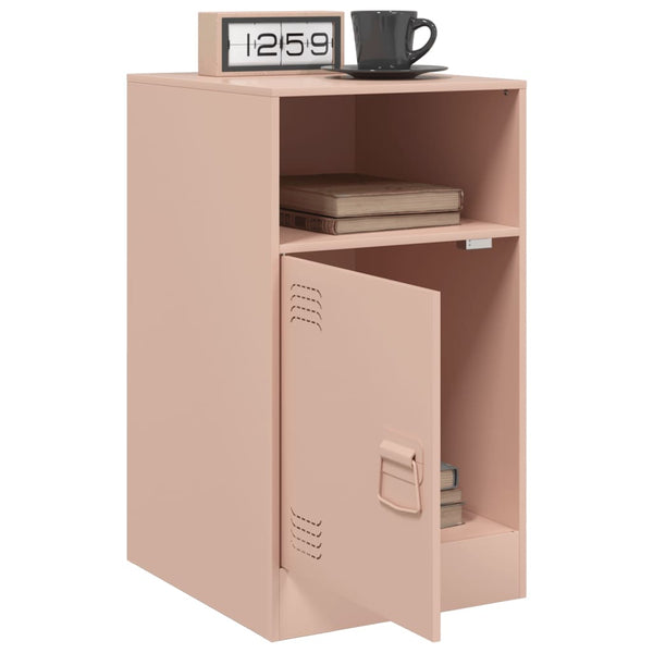 Pinkki yöpöytä Computer 34,5x39x62cm (teräs)