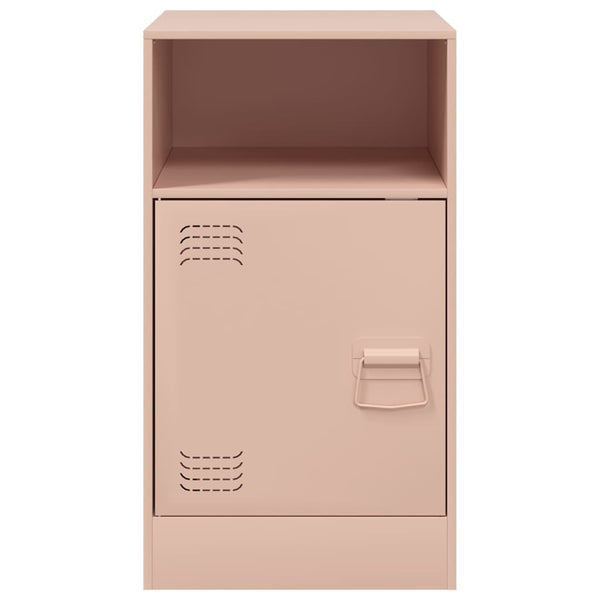 Pinkki yöpöytä Computer 34,5x39x62cm (teräs)