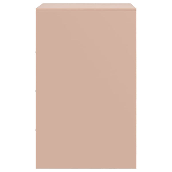 Pinkki yöpöytä Computer 34,5x39x62cm (teräs)