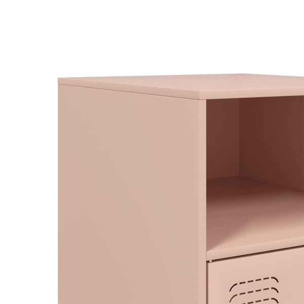 Pinkki yöpöytä Computer 34,5x39x62cm (teräs)