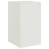 Valkoinen yöpöydät Computer 34,5x39x62cm (2 kpl, teräs)