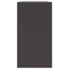 Schwarzes Sideboard Aronica 99x39x73cm (Stahl)