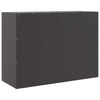 Schwarzes Sideboard Aronica 99x39x73cm (Stahl)