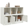 Weißes Sideboard Aronica 99x39x73cm (Stahl)