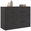 Schwarze Kommode Veysi 99x39x73cm (Stahl)