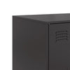 Schwarze Kommode Veysi 99x39x73cm (Stahl)