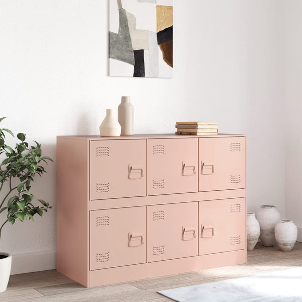 Rosa Sideboard Veysi 99x39x73cm (Stahl)