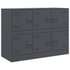 Anrichte Veysi Anthrazit 99x39x73cm (Stahl)