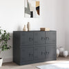 Anrichte Veysi Anthrazit 99x39x73cm (Stahl)