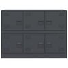 Anrichte Veysi Anthrazit 99x39x73cm (Stahl)