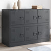 Anrichte Veysi Anthrazit 99x39x73cm (Stahl)