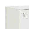 Weißes Sideboard Veysi 99x39x73cm (Stahl)