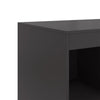 Schwarzer Schrank Rafael 67x39x95cm (Stahl)