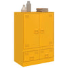 Senfgelber Nachttisch Boskady 67x39x95cm (Stahl)
