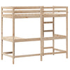 Hochbett mit Schreibtisch Suleiman 75x190cm (Kiefer)