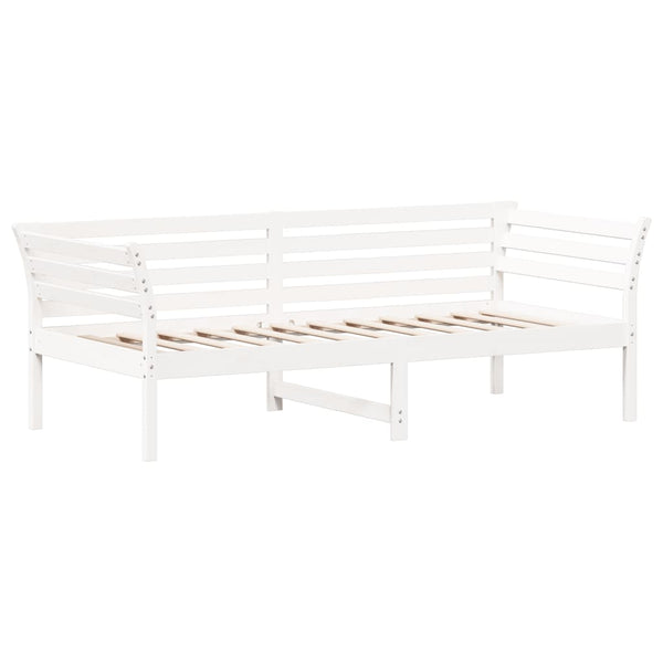 Weißes Schlafsofa Damiano 80x200cm (Kiefer)