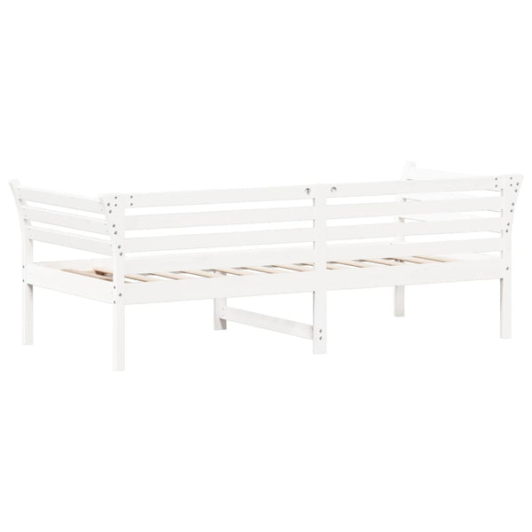 Weißes Schlafsofa Damiano 80x200cm (Kiefer)