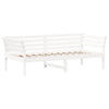 Weißes Schlafsofa Damiano 90x200cm (Kiefer)