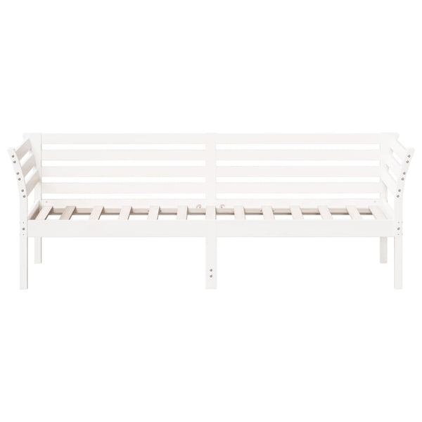 Weißes Schlafsofa Damiano 90x200cm (Kiefer)