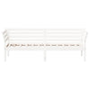 Weißes Schlafsofa Damiano 100x200cm (Kiefer)