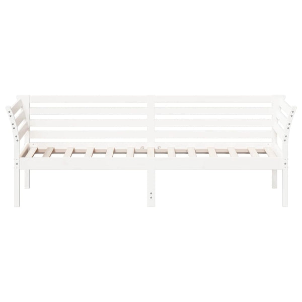 Weißes Schlafsofa Damiano 100x200cm (Kiefer)