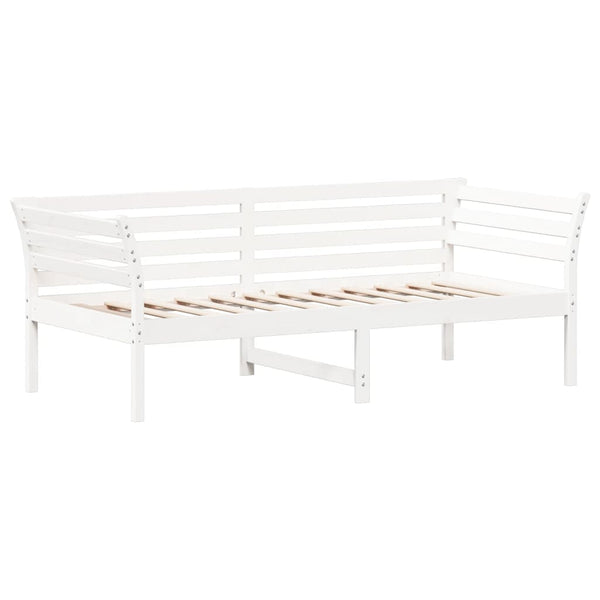 Weißes Schlafsofa Damiano 90x190cm (Kiefer)