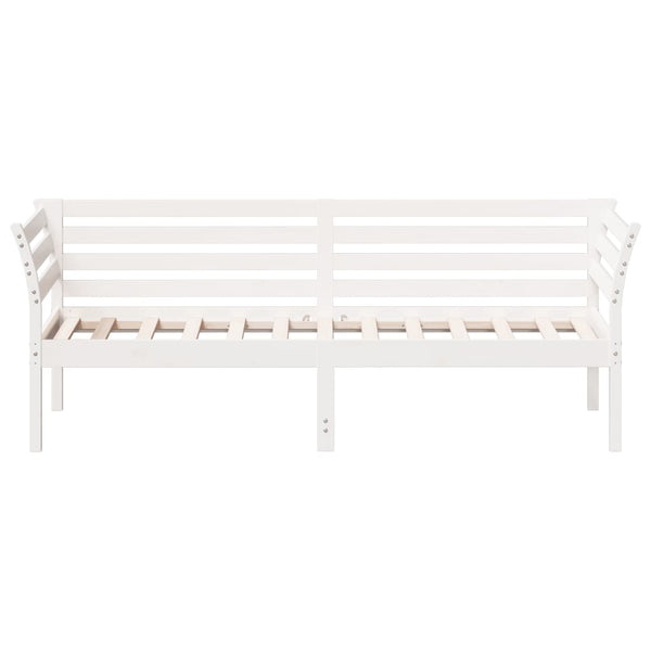 Weißes Schlafsofa Damiano 90x190cm (Kiefer)