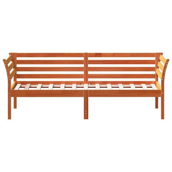 Sofabett Damiano 90x190cm (Kiefer), wachsbraun