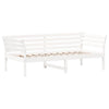 Weißes Schlafsofa Damiano 75x190cm (Kiefer)