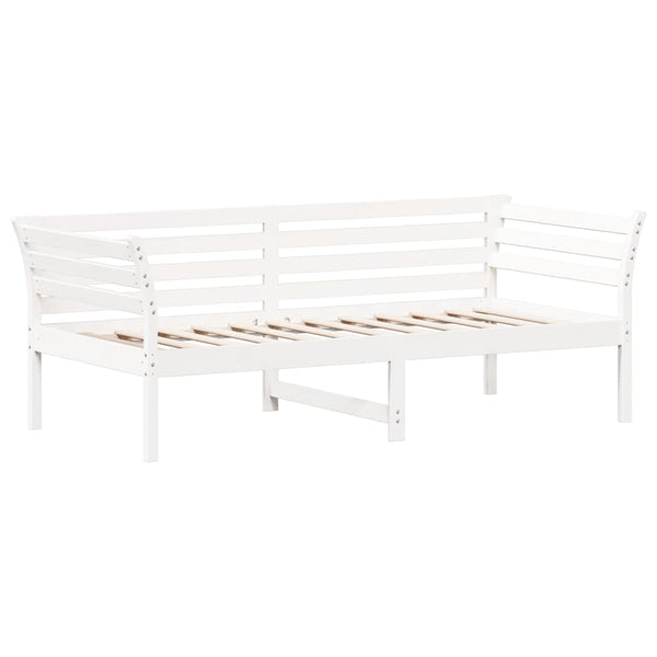 Weißes Schlafsofa Damiano 75x190cm (Kiefer)