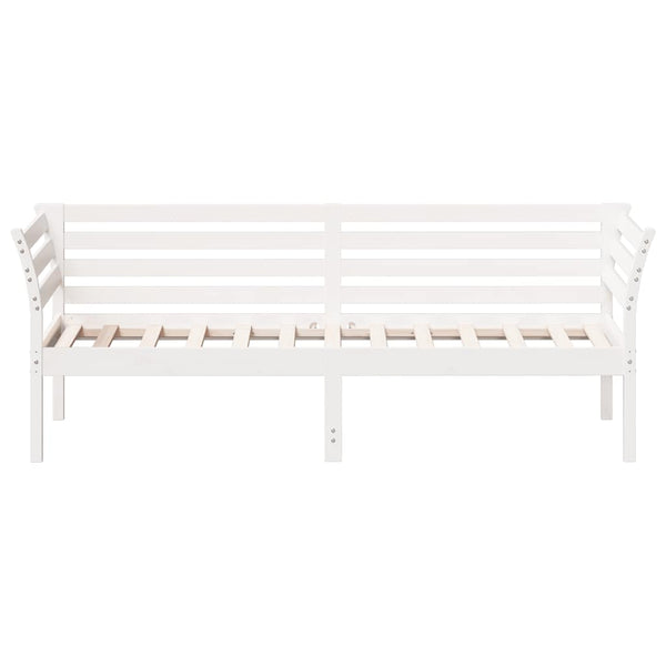 Weißes Schlafsofa Damiano 75x190cm (Kiefer)