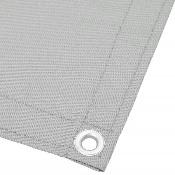 Hellgrauer Balkonsichtschutz Elvin 75x300cm (100% Oxford-Polyester)