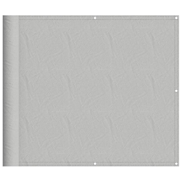 Vaaleanharmaa parvekkeen suoja Elvin 90x300cm (100% oxford polyesteri)