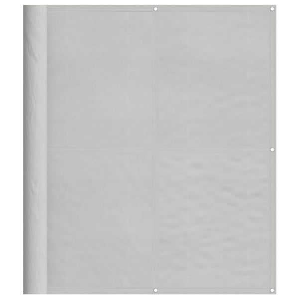 Harmaa parvekkeen suoja Elvin 120x400cm (100% oxford polyesteri)