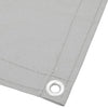 Harmaa parvekkeen suoja Elvin 120x400cm (100% oxford polyesteri)