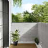 Harmaa parvekkeen suoja Elvin 120x400cm (100% oxford polyesteri)